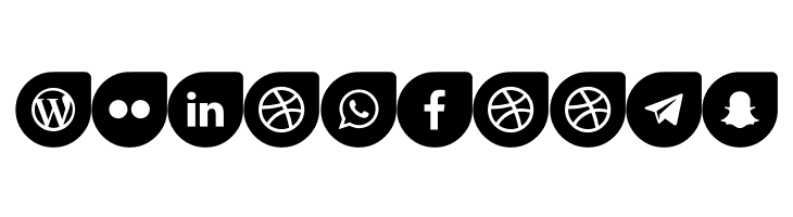 Icons Social Media 12  Free Fonts Download