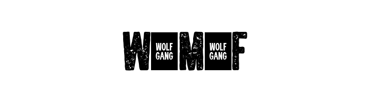 WOLF GANG ROUGH VINTAGE BOLD  Free Fonts Download