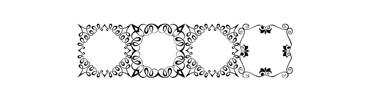 Square Frames Demo  Free Fonts Download