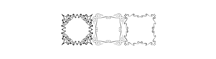 Square Frames Demo  Free Fonts Download