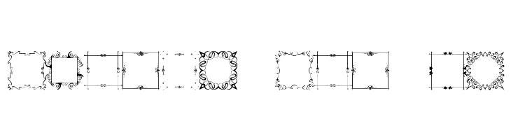 Square Frames Demo  Free Fonts Download
