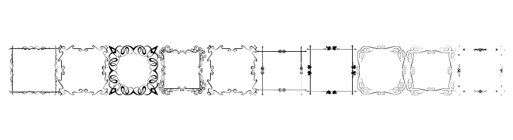 Square Frames Demo  Free Fonts Download