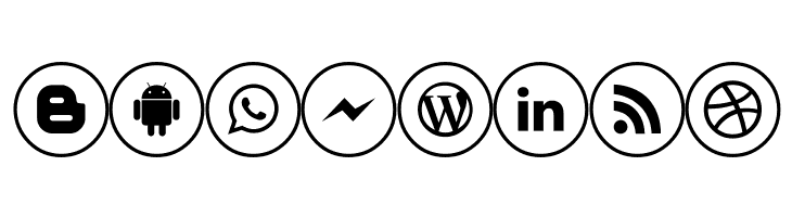 social media two  Free Fonts Download