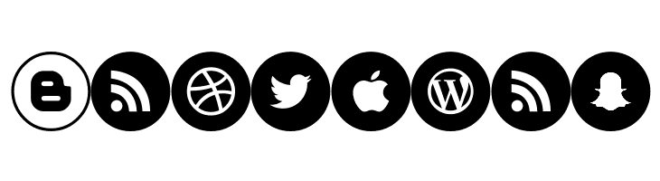 social media two  Free Fonts Download