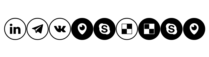 social media two  Free Fonts Download