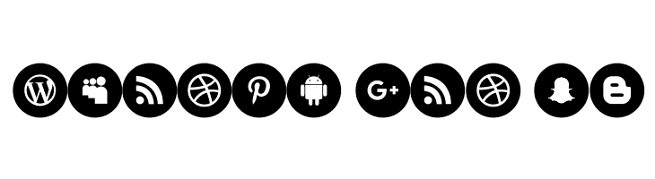 social media two  Free Fonts Download
