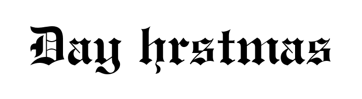 Day%2Bhrstmas UVN Co Dien Bold Font