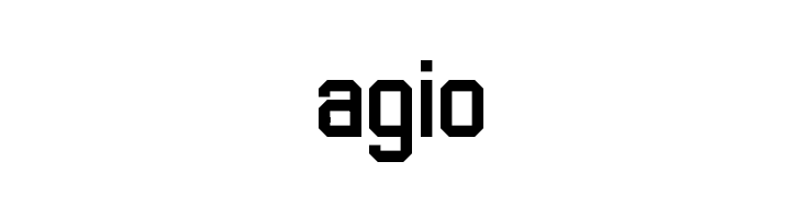 agio Sports Jersey Font