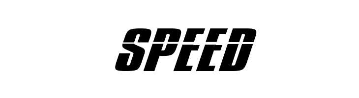 SPEED Impossible - 500 Font