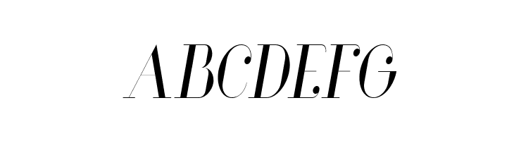 Glamor Light Condensed Italic  Free Fonts Download