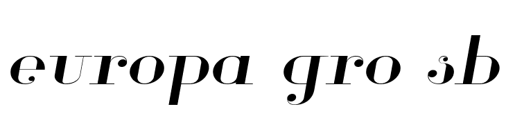 Glamor Light Extended Italic  Free Fonts Download