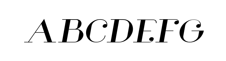 Glamor Extended Italic  Free Fonts Download