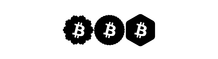 Font Bitcoin Color  Free Fonts Download