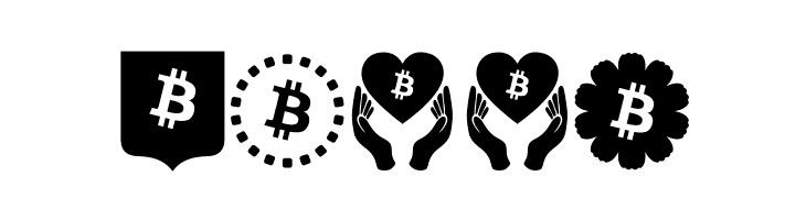 Font Bitcoin Color  Free Fonts Download