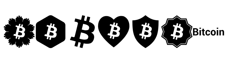 Font Bitcoin Color  Free Fonts Download