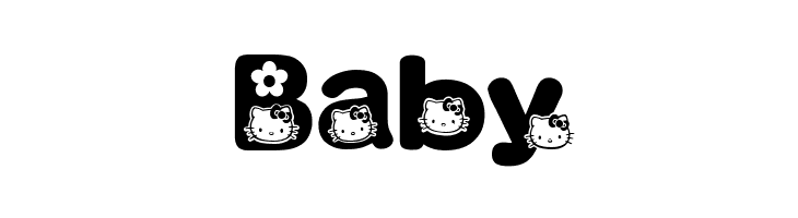 HELLO KITTY FONT  Free Fonts Download