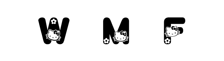 HELLO KITTY FONT  Free Fonts Download