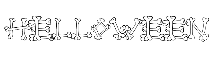 Helloween Bones2 Font