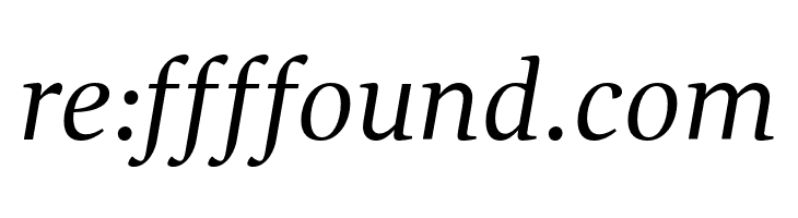 GandhiSerif-Italic  Free Fonts Download