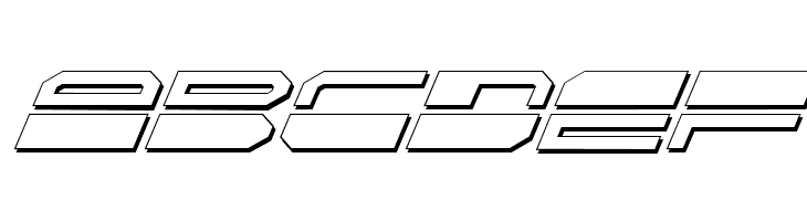 Quickmark Shadow Italic  Free Fonts Download