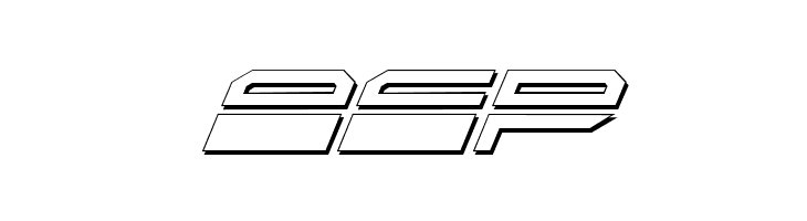 Quickmark Shadow Italic  Free Fonts Download