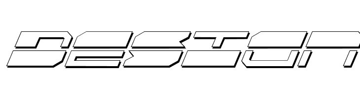 Quickmark Shadow Italic  Free Fonts Download