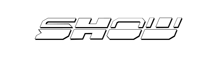 Quickmark Shadow Italic  Free Fonts Download