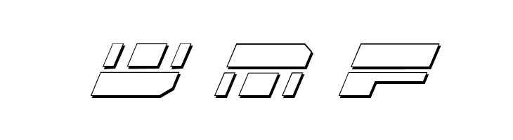 Quickmark Shadow Italic  Free Fonts Download