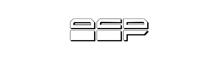 Quickmark Condensed Shadow  Free Fonts Download