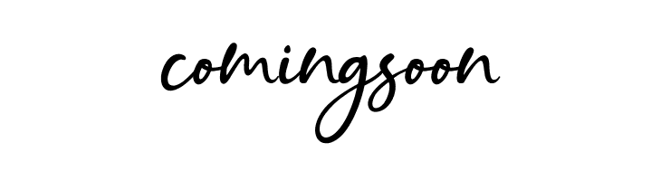 comingsoon CristalisticScript Font