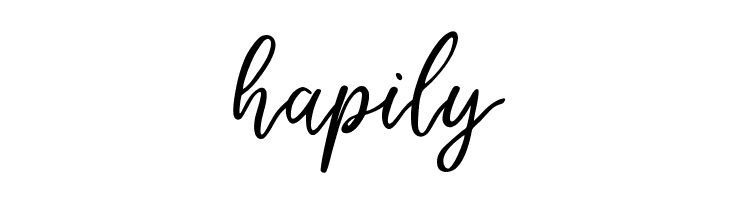 hapily Endestry Font