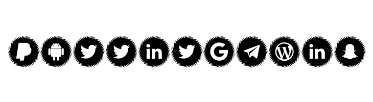 Icons Social Media 15  Free Fonts Download