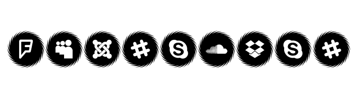 Icons Social Media 15  Free Fonts Download