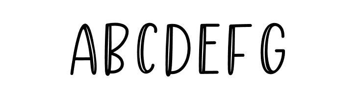 Better Caramel Sans Hollow  Free Fonts Download