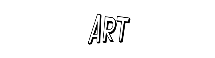 SF Intoxicated Blues Shaded Oblique  Free Fonts Download