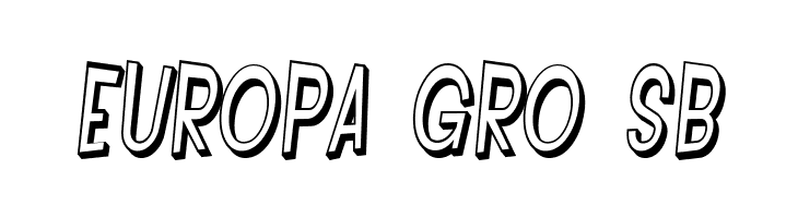 SF Intoxicated Blues Shaded Oblique  Free Fonts Download