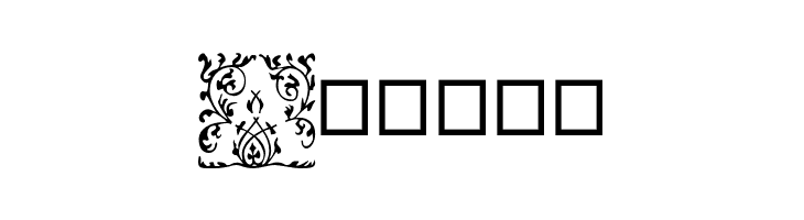 EB Garamond Initials Fill1  Free Fonts Download