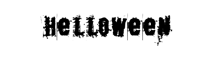 Helloween BJ SKRATCH Font