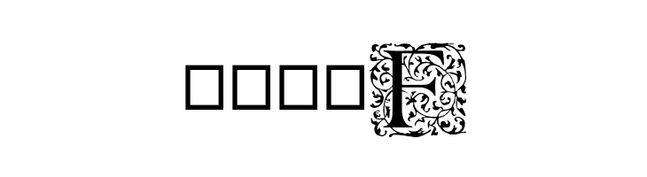 EB Garamond Initials  Free Fonts Download