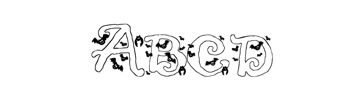Halloween Bats  Free Fonts Download