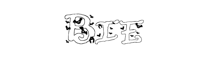 Halloween Bats  Free Fonts Download