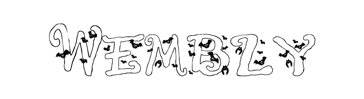 Halloween Bats  Free Fonts Download