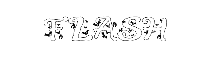 Halloween Bats  Free Fonts Download