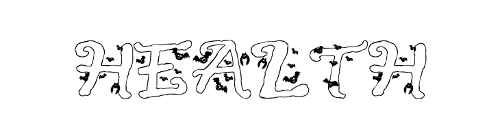Halloween Bats  Free Fonts Download