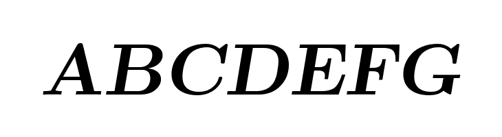 CMU Serif Extra BoldSlanted  Free Fonts Download