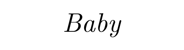 CMU Serif Italic  Free Fonts Download