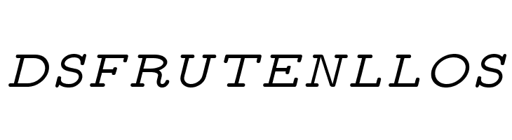 CMU Typewriter Text Variable Width Italic  Free Fonts Download