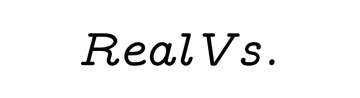 CMU Typewriter Text Variable Width Italic  Free Fonts Download