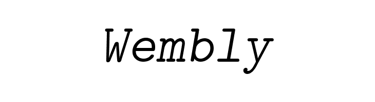 CMU Typewriter Text LightOblique  Free Fonts Download