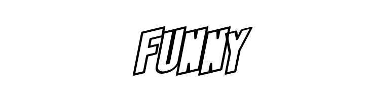 SF Obliquities Outline Bold  Free Fonts Download